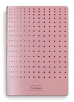 notitieboekje a6 dotted - roze