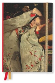 notitieboekje, breitner - meisje in witte kimono