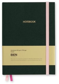 notitieboekje, donkergroen