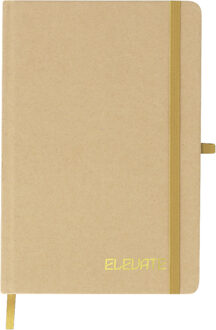 Notitieboekje Elevate - A5 formaat - goud - 14 x 21 cm ? karton/papier ? Opschrijfboekje