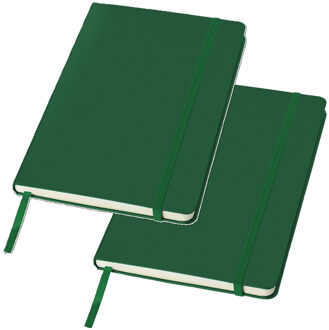 notitieboekje gelinieerd A5 hardcover - 2x