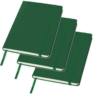 notitieboekje gelinieerd A5 hardcover - 3x