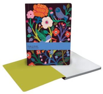 notitieboekje groot softcover - birdsong