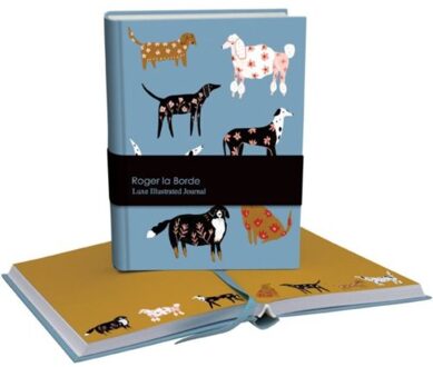 notitieboekje luxe softcover - cinnamon and ginger dogs