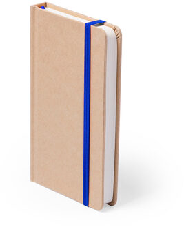 Notitieboekjes blauw met elastiek in A6 formaat - Schriften