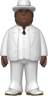 Notorious B.I.G. Vinyl Gold Figure Biggie Smalls White Suit 13 cm
