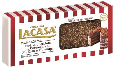 Nougat Chocolate Cake with Candy Himalayan Pink Salt