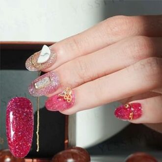 Nouveau Collection Nail Color Gel Fall In Strewlove WS70 Raspberry 12ml