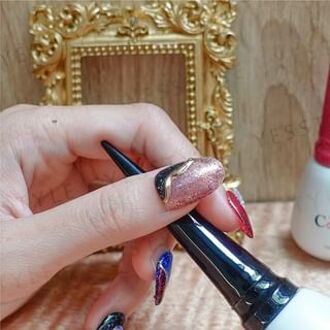 Nouveau Collection Nail Color Gel Neon Star Sand WS61 Whirlpool Galaxy 12ml