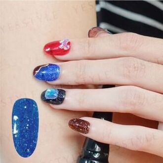 Nouveau Collection Nail Color Gel Neon Star Sand WS63 NGC 1300 12ml