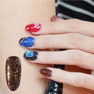 Nouveau Collection Nail Color Gel Neon Star Sand WS65 Hoag's Object 12ml