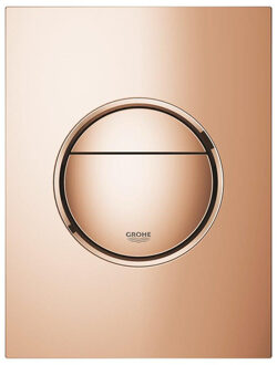 Nova Cosmopolitan S Bedieningspaneel Toilet - Verticaal - Dual Flush - Eco - Warm sunset (glanzend brons) - Slank formaat