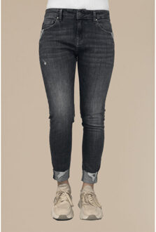 Nova Jeans Stone Grey denim Grijs - 25