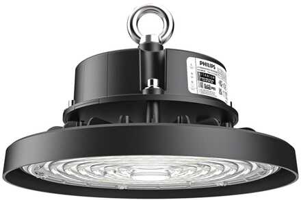 Nova LED High Bay - 100 Watt 16000 Lumen (160lm/W) - Philips Driver - 1-10 Volt - 4000K Neutraal wit - Lumileds LED Chips Zwart