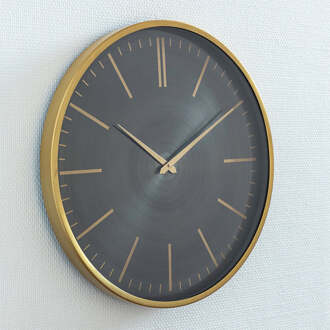 Nova Wandklok Bliss - Antraciet - Dekbed-Discounter.nl