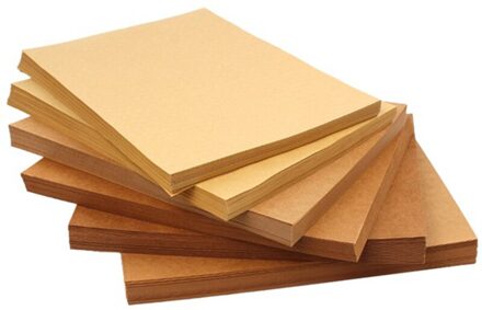Novel-8K Kraftpapier 150G 100 Sheets A4 Kraftpapier Diy Handgemaakte Kraft Karton