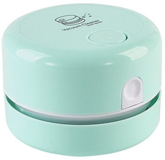Novel Mini Desktop Draagbare Stofzuiger Mobiele Draadloze Cleaner Hand-Held Stofzuiger Huishoudelijke Apparaten Tafel Stof Veegmachine groen