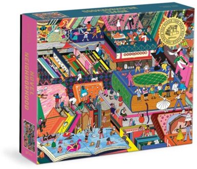 Novel Neighborhood 1000 Piece Foil Puzzle - Galison