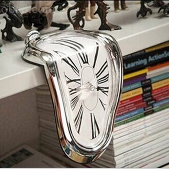 Novel Surrealistische Melting Distorted Wandklokken Surrealistische Salvador Dali Stijl Muur Horloge Decoratie