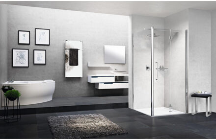 Novellini Douchedeur y21bs97s-1u Wit mat/helder mat