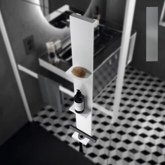 Novellini Planchet Novellini Kuadra voor Douchewand 76x12 cm Chroom