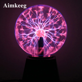 Novelty 2020 Plasma Ball Lamp Touch Lava Lamp LED Magic Night Light USB 3/4/5/6inch Kids Gift Christmas Bedroom Decor Lighting