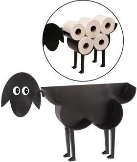 Novelty Black Toiletpapier Rolhouder Papierrol Opslag Woondecoratie