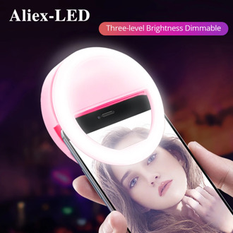 Novelty Selfie Ring Light LED Fill Lamp for Phone Camera Portable Lighting ClipOn Lamps Women Girl News Most Sold Night Lights
