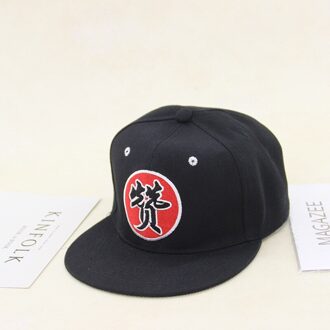 Novelty Snapback Caps Chinese Karakters Borduren Platte Velden Baseball Caps Hip Hop Caps voor Jongens en Meisjes 5