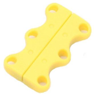 Novelty Sterke Quick Magnetische Schoenveters Voor Casual Sneakers Schoenen Gespen Sluiting Geen Stropdas Schoenveter geel
