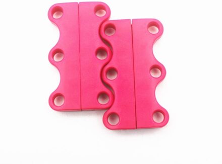 Novelty Sterke Quick Magnetische Schoenveters Voor Casual Sneakers Schoenen Gespen Sluiting Geen Stropdas Schoenveter roze