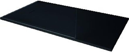 Novosolid Douchebak H3.5xB80xL80cm 90cm Vierkant NOS804-28 zwart