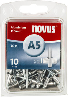 Novus Blindklinknagel A5 X 10mm | Alu SB | 70 stuks - 045-0048 045-0048