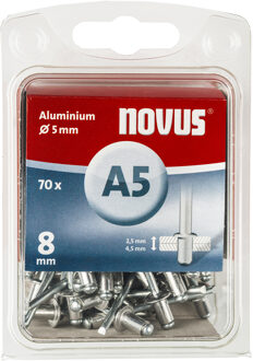 Novus Blindklinknagel A5 X 8mm | Alu SB | 70 stuks - 045-0047 045-0047
