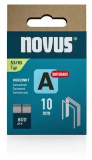 Novus Niet met fijne draad A 53/10mm Superhard (800 stuks) - 042-0778