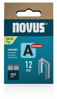 Novus Niet met fijne draad A 53/12mm Superhard (800 stuks) - 042-0780