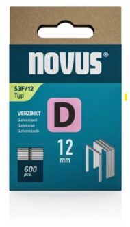 Novus Niet met platte draad D 53F/12mm (600 stuks) - 042-0791