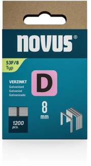 Novus Niet met platte draad D 53F/8mm | 1.200 stuks - 042-0789