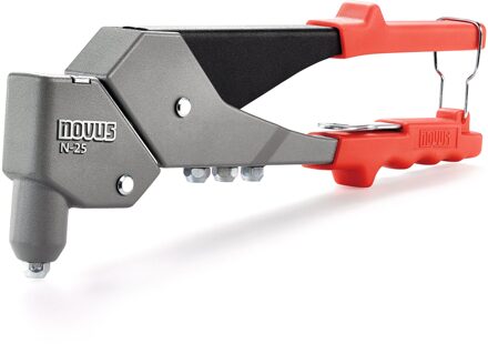 Novus Popnagel pistool N-25 Vario grijs en rood