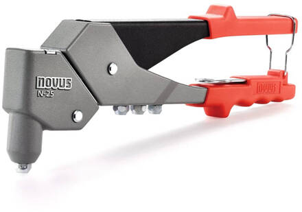 Novus Popnagel pistool N-25 Vario grijs en rood