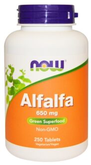 Now Foods Alfalfa 650 mg (250 tablets) - Now Foods
