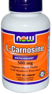 Now Foods L Carnosine 500 mg (100 veggiecaps) - Now Foods