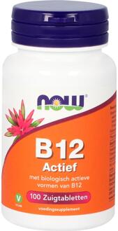 Now Foods - Vitamine B12 Actief 1000 mcg - 100 Zuigtabletten