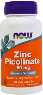 Now Foods Zinc Picolinate 50 mg - 120 Vegicaps