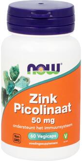 Now Foods Zink Picolinaat 50 mg - 60 Capsules  - Mineralen