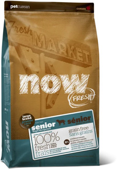 Now fresh-food for dogs of large breeds with Turkey, duck and vegetables (fresh senior large breed recipe grain free) 11,3 kg