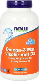 Now Omega-3 Max Visolie met D3
