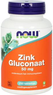 Now Zink Gluconaat 50 mg