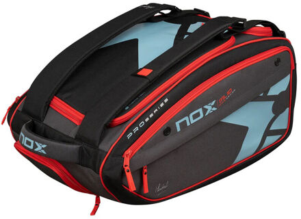 Nox ML10 Competition XL Compact Padel Ballentas-Zwart,Rood - nosize