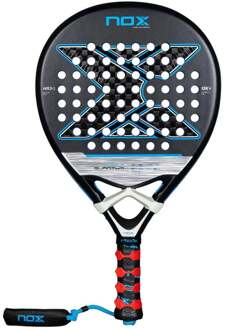 Nox Quantum Cobalt 12K Padel racket zwart - nosize